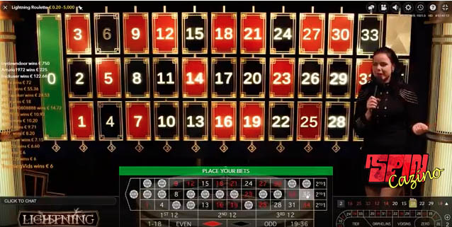 Lightning Roulette - New Live Casino Game Shot