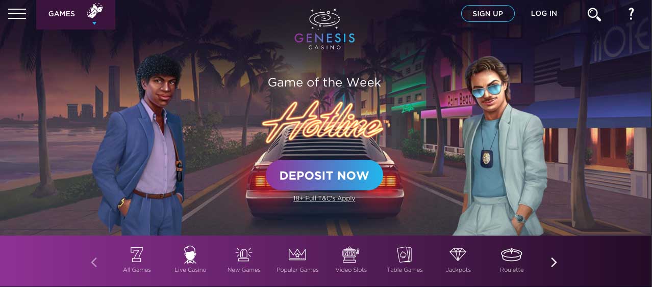 Genesis Casino Screen shot